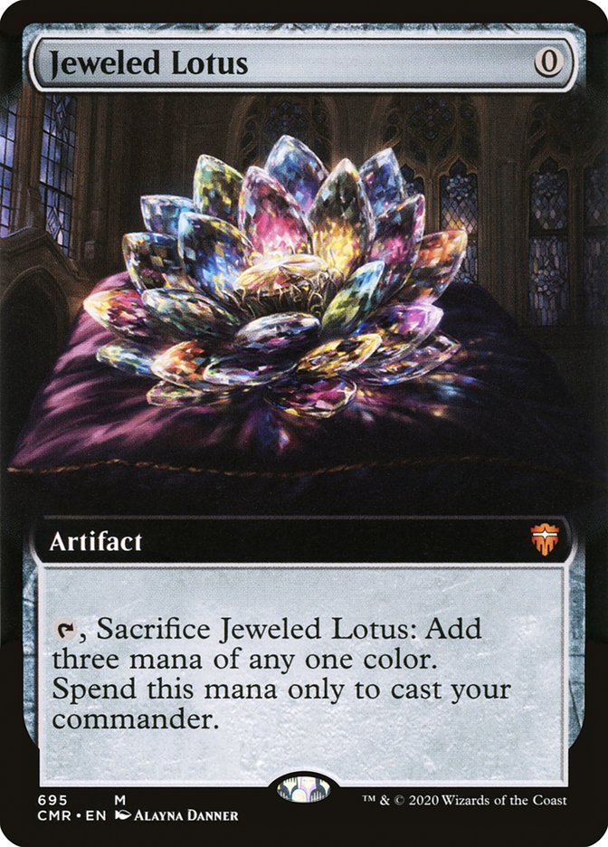 Jeweled Lotus 695 (Commander Legends)  - Extended Art Foil | Good Games Adelaide SA