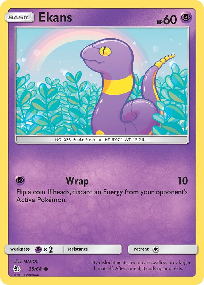 Ekans 25/68 (Hidden Fates)  | Good Games Adelaide SA