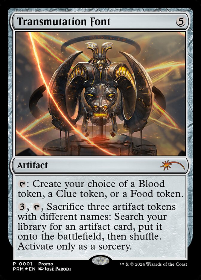 Transmutation Font 1 (Launch Party & Release Event Promos)  - Foil | Good Games Adelaide SA
