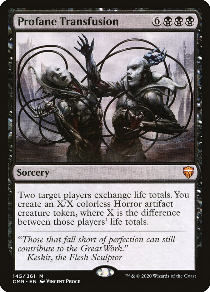 Profane Transfusion 145 (Commander Legends)  - Foil | Good Games Adelaide SA