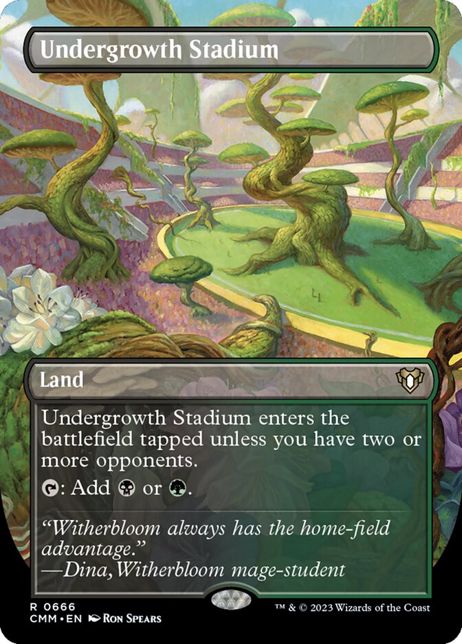 Undergrowth Stadium 666 (Commander Masters)  - Borderless | Good Games Adelaide SA