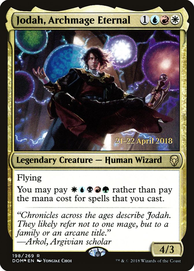 Jodah Archmage Eternal 198 (Prerelease Cards)  - Foil | Good Games Adelaide SA