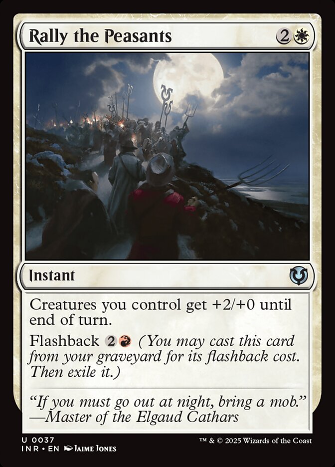 Rally the Peasants 37 (Innistrad Remastered)  - Foil | Good Games Adelaide SA