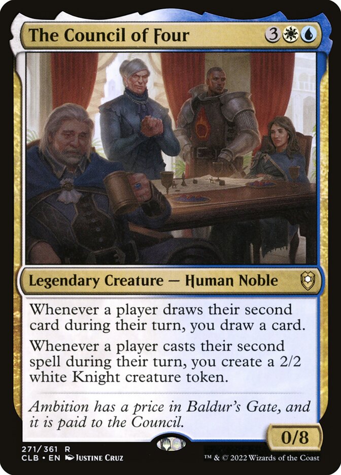The Council of Four 271 (Commander Legends: Battle for Baldur's Gate)  - Foil | Good Games Adelaide SA