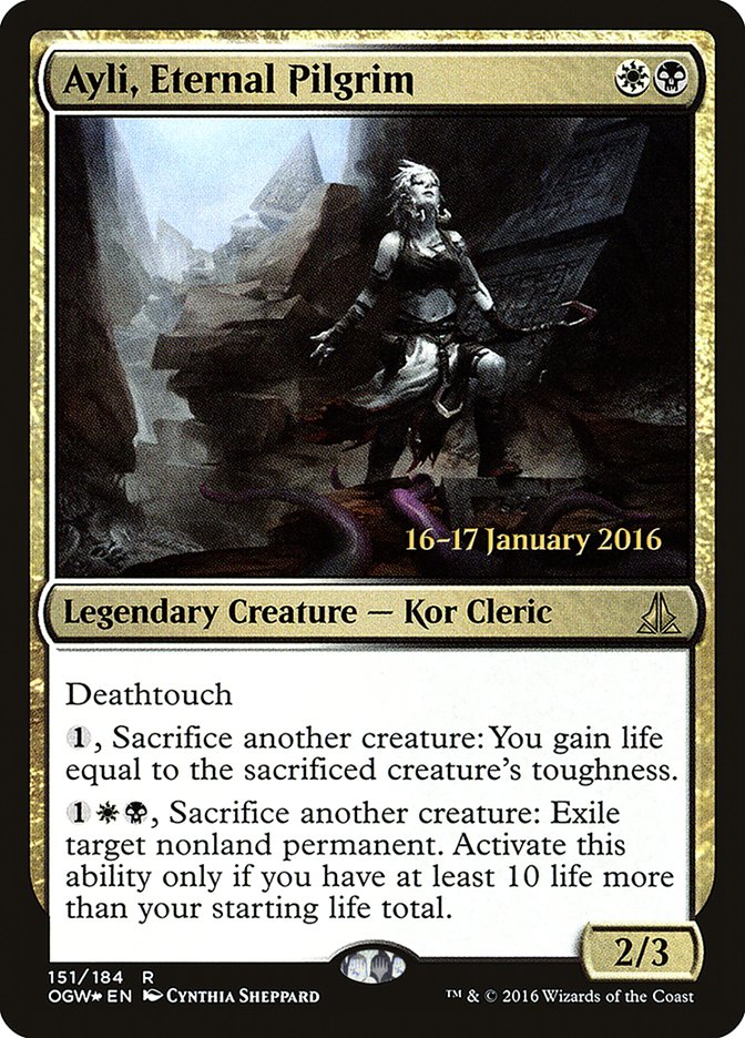 Ayli, Eternal Pilgrim 151 (Prerelease Cards)  - Foil | Good Games Adelaide SA