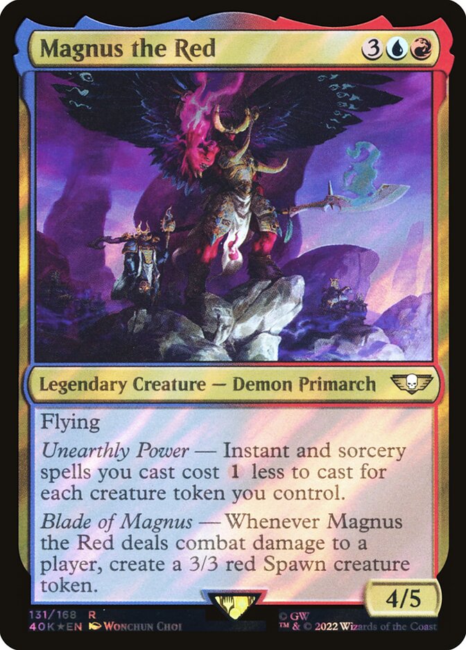 Magnus the Red 131 (Universes Beyond: Warhammer 40,000)  - Foil | Good Games Adelaide SA