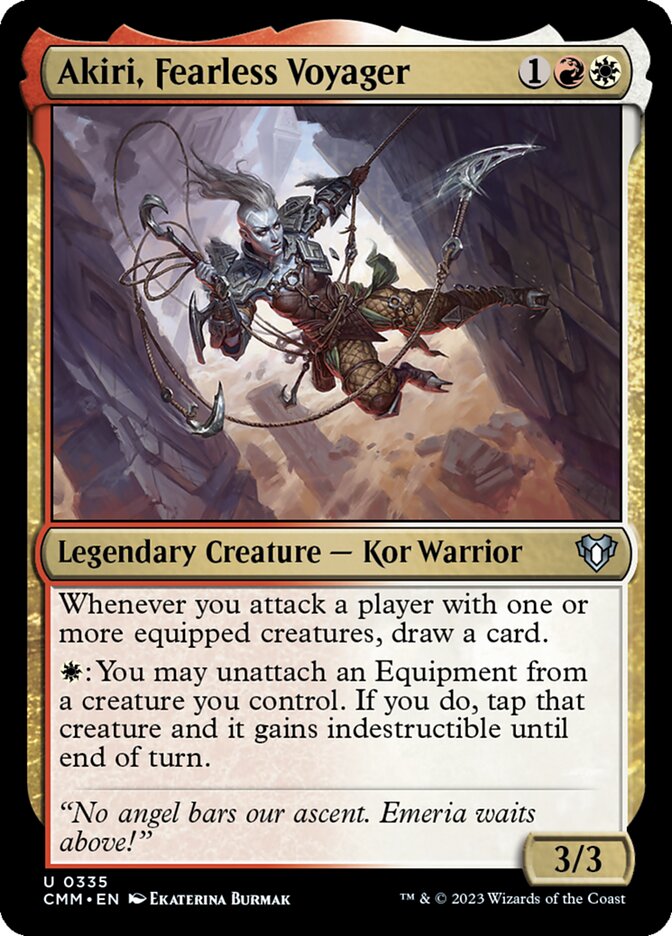 Akiri, Fearless Voyager 335 (Commander Masters)  - Foil | Good Games Adelaide SA