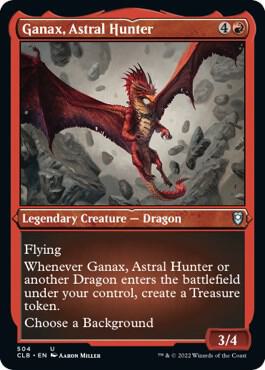 Ganax Astral Hunter Foil Etched 504 (Commander Legends: Battle for Baldur's Gate)  - Foil | Good Games Adelaide SA