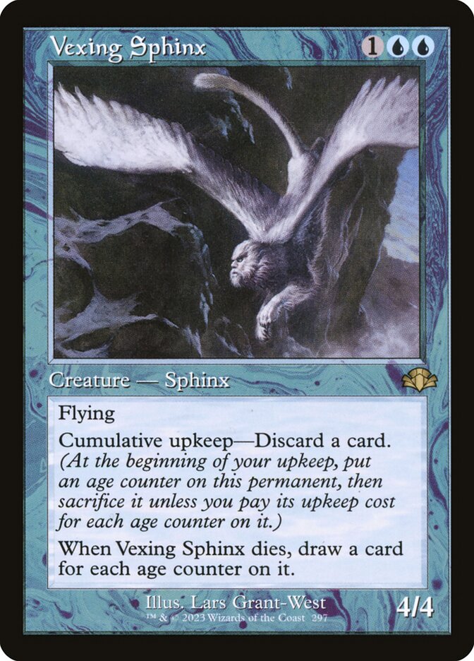 Vexing Sphinx 297 (Dominaria Remastered)  - Retro Foil | Good Games Adelaide SA