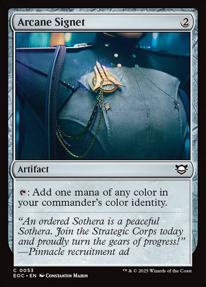 Arcane Signet 53 (Commander: Edge of Eternities)  | Good Games Adelaide SA