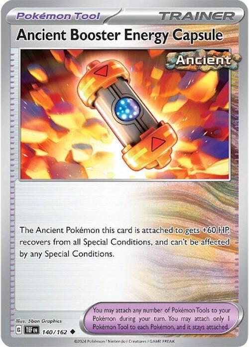 Ancient Booster Energy Capsule 140/162 (SV05: Temporal Forces)  - Reverse Holofoil | Good Games Adelaide SA