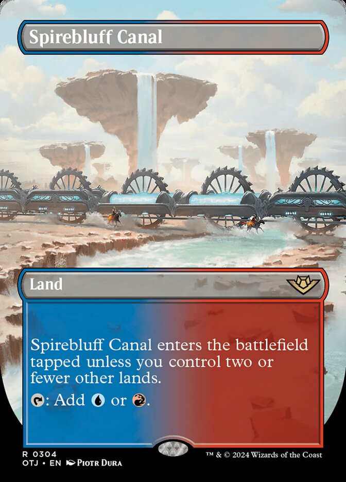 Spirebluff Canal 304 (Outlaws of Thunder Junction)  - Foil | Good Games Adelaide SA