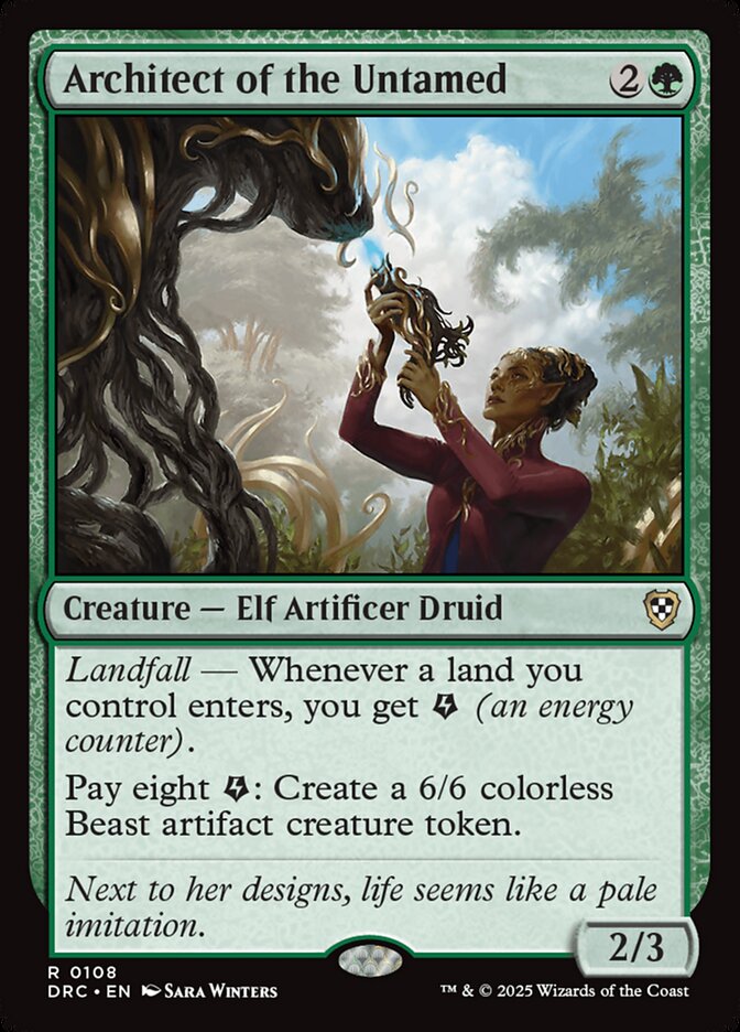 Architect of the Untamed 108 (Commander: Aetherdrift)  | Good Games Adelaide SA