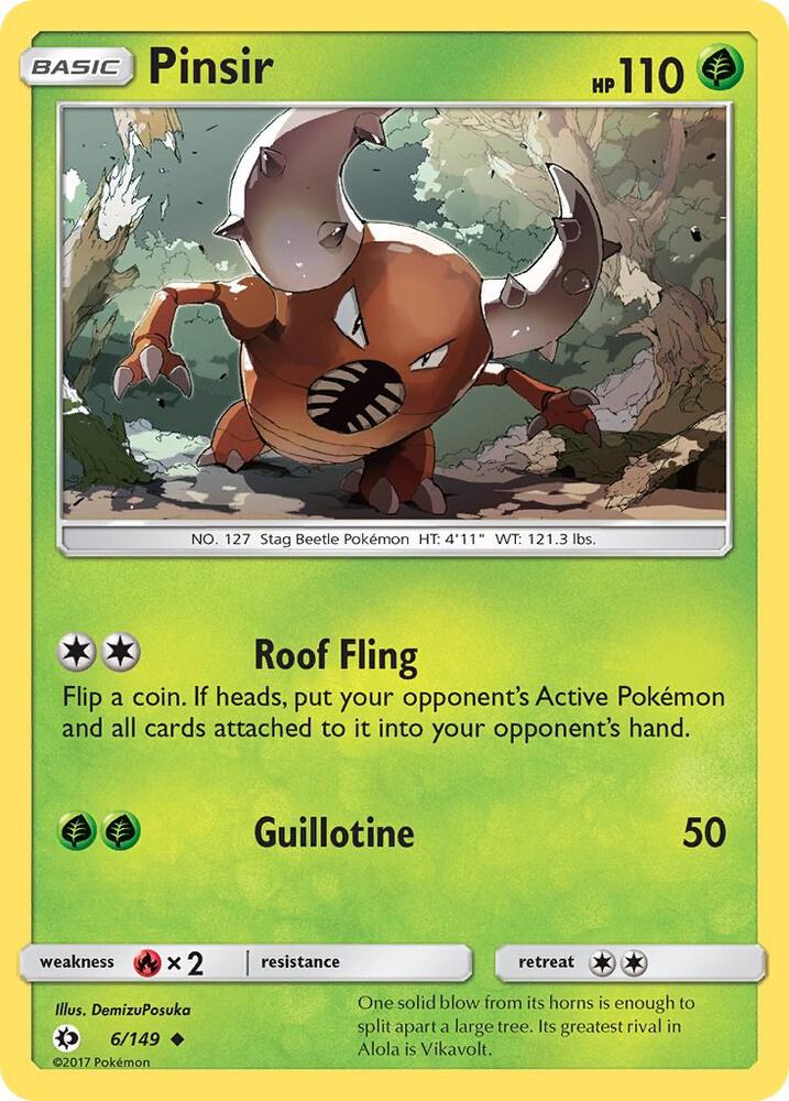 Pinsir 6/149 (SM Base Set)  | Good Games Adelaide SA