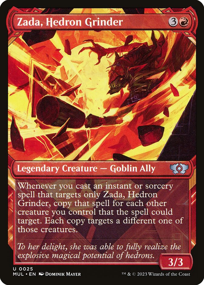 Zada, Hedron Grinder 25 (March of the Machine: Multiverse Legends)  - Showcase Foil | Good Games Adelaide SA