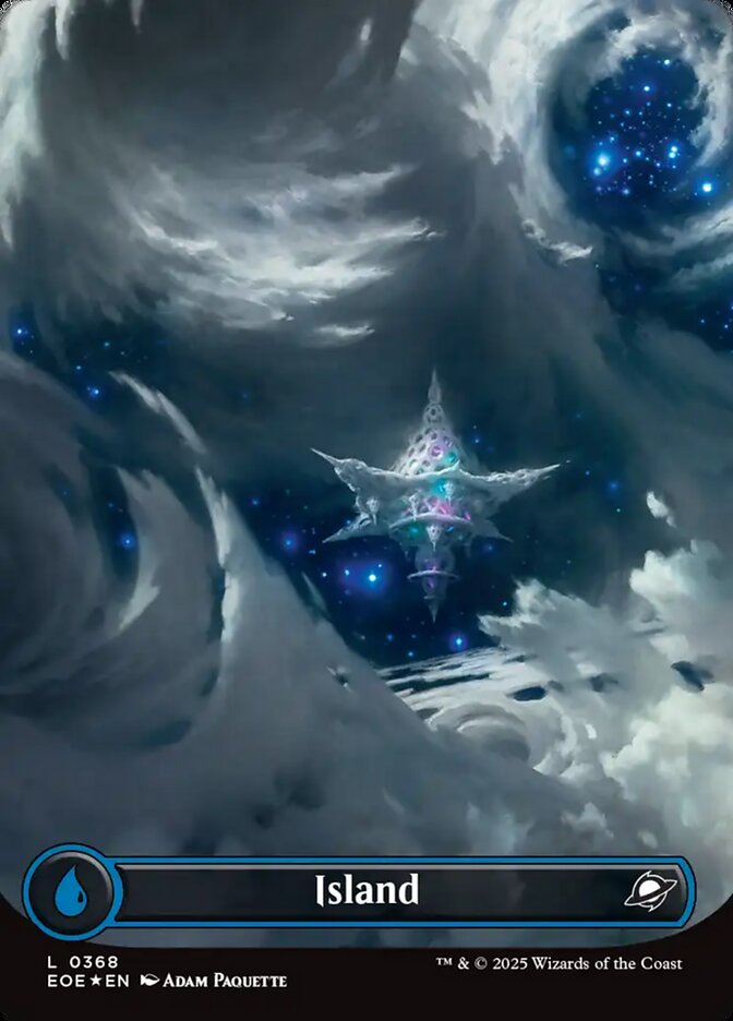 Island 368/276 (Edge of Eternities)  - Galaxy Foil | Good Games Adelaide SA