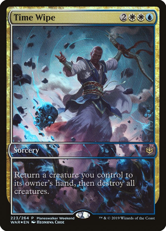 Time Wipe 223 (Planeswalker Event Promos)  - Foil | Good Games Adelaide SA