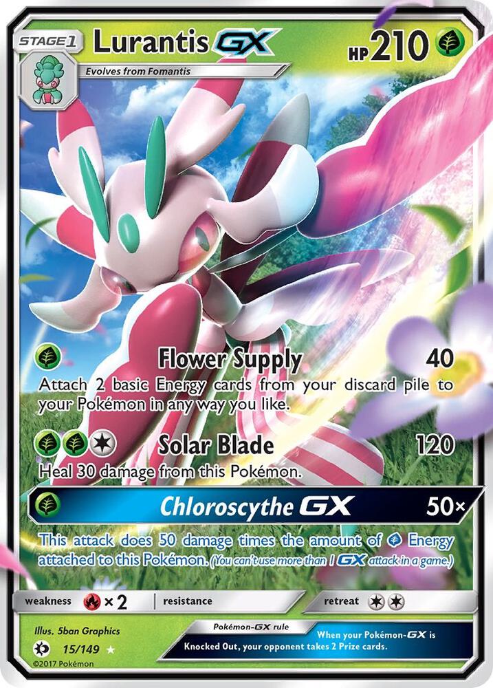 Lurantis GX 15/149 (SM Base Set)  - Holofoil | Good Games Adelaide SA