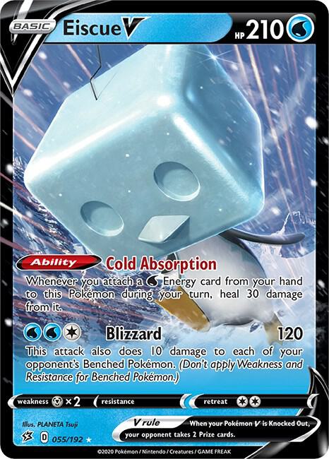 Eiscue V 055/192 (SWSH02: Rebel Clash)  - Holofoil | Good Games Adelaide SA
