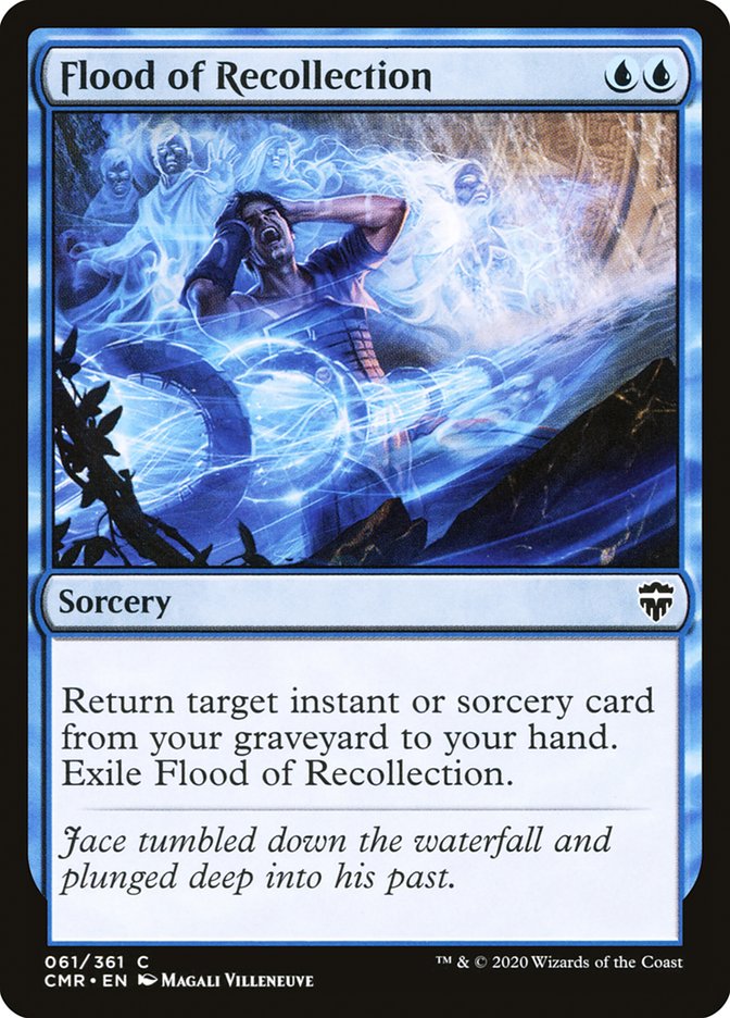 Flood of Recollection 61 (Commander Legends)  - Foil | Good Games Adelaide SA