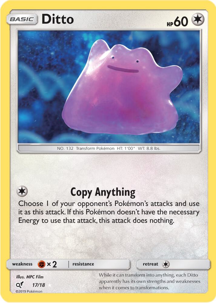 Ditto 17/18 (Detective Pikachu)  - Holofoil | Good Games Adelaide SA