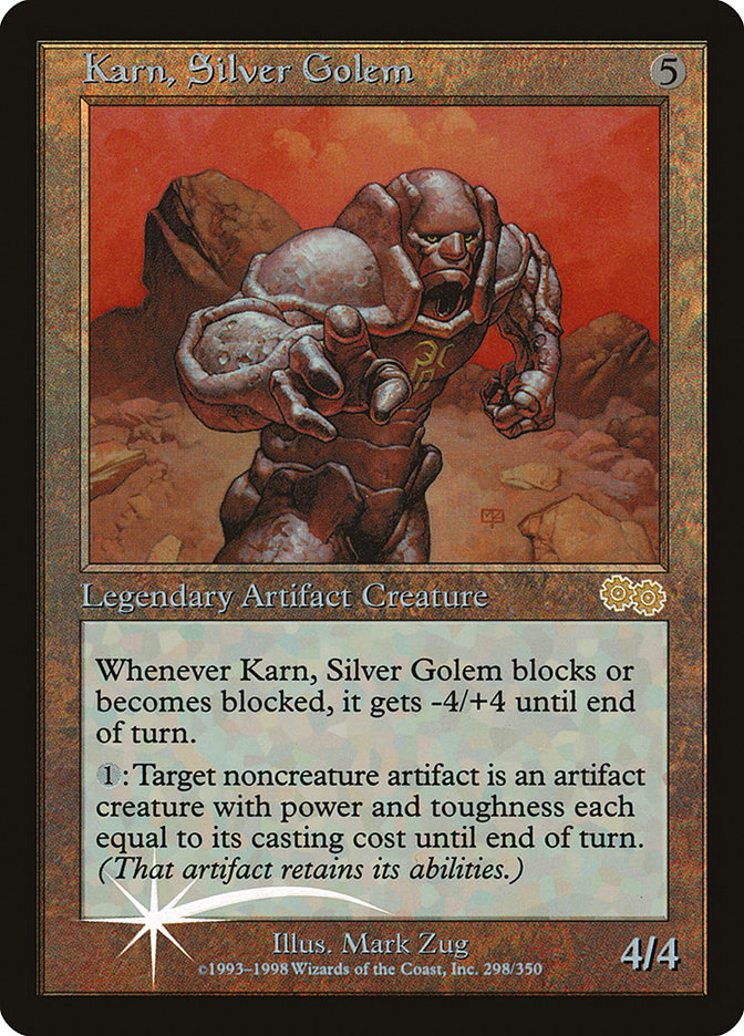 Karn, Silver Golem 298 (Arena Promos)  - Foil | Good Games Adelaide SA