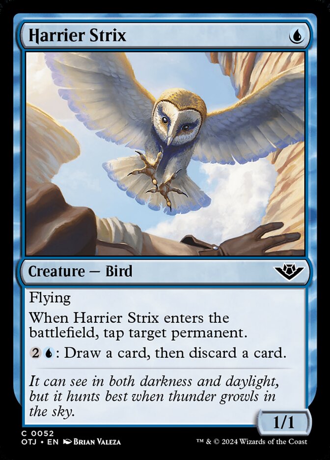 Harrier Strix 52 (Outlaws of Thunder Junction)  - Foil | Good Games Adelaide SA