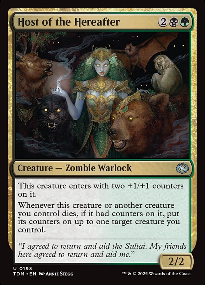 Host of the Hereafter 193 (Tarkir: Dragonstorm)  - Foil | Good Games Adelaide SA