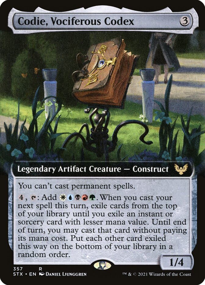 Codie, Vociferous Codex 357 (Strixhaven: School of Mages)  - Foil | Good Games Adelaide SA