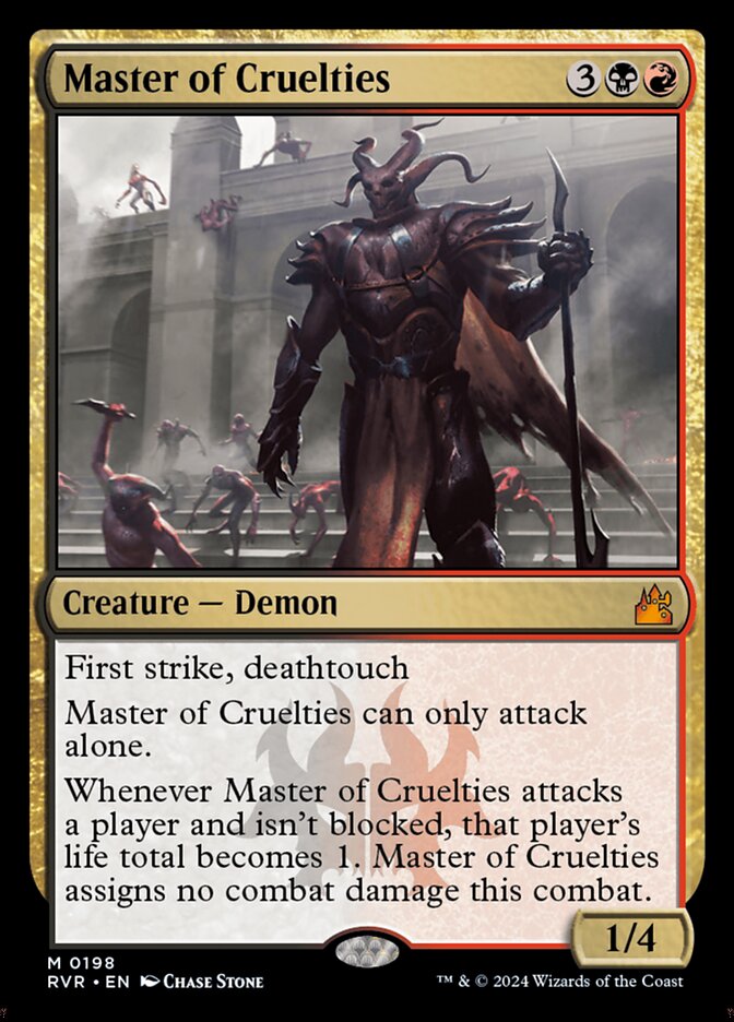Master of Cruelties 198 (Ravnica Remastered)  - Foil | Good Games Adelaide SA
