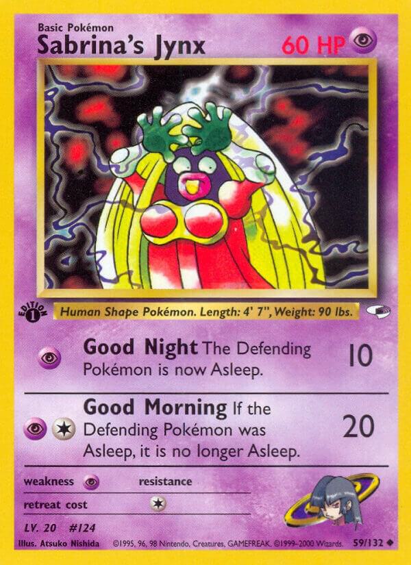 Sabrinas Jynx 059/132 (Gym Heroes)  - 1st Edition | Good Games Adelaide SA