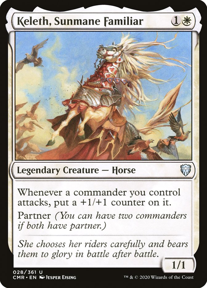 Keleth, Sunmane Familiar 28 (Commander Legends)  - Foil | Good Games Adelaide SA
