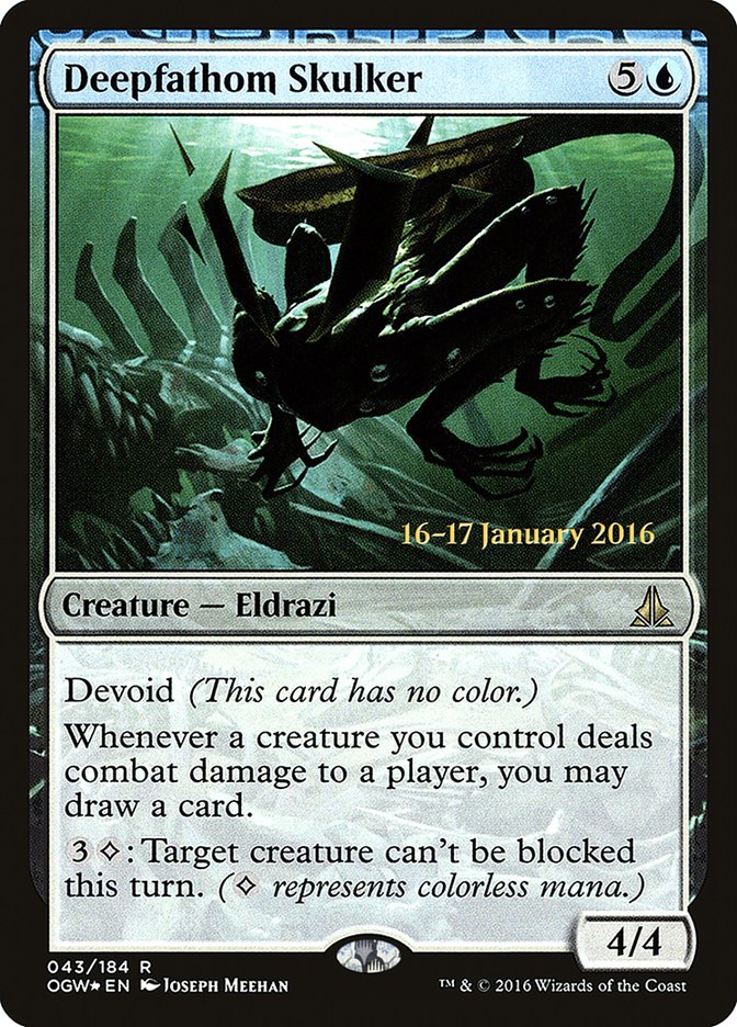 Deepfathom Skulker 43 (Prerelease Cards)  - Foil | Good Games Adelaide SA