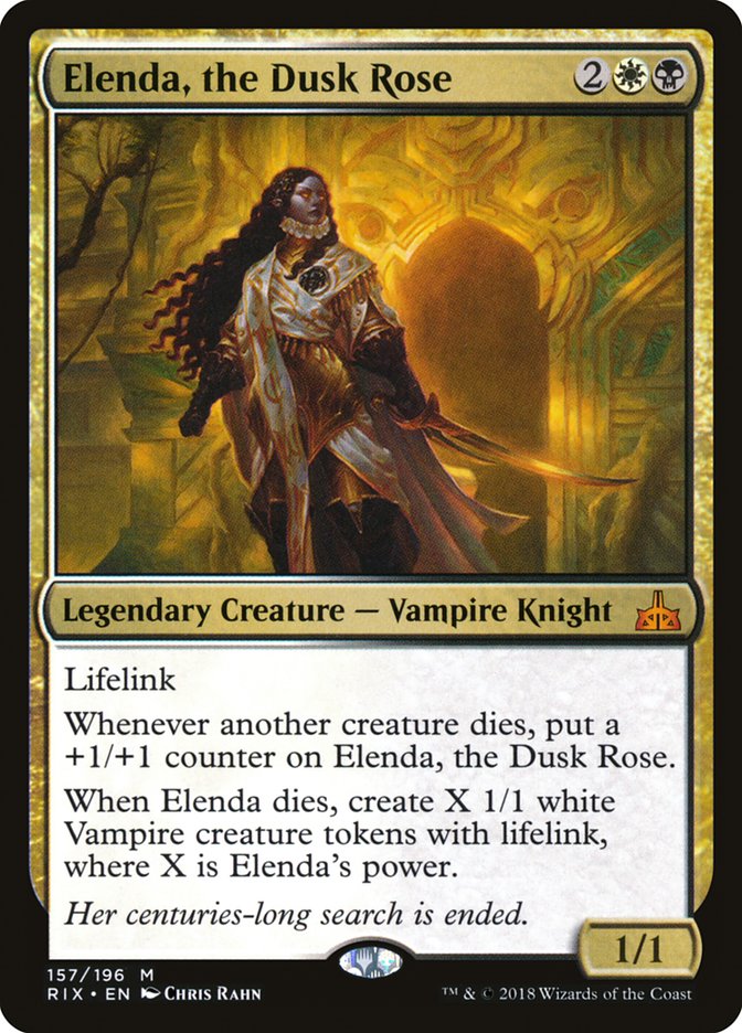 Elenda, the Dusk Rose 157 (Rivals of Ixalan)  - Foil | Good Games Adelaide SA