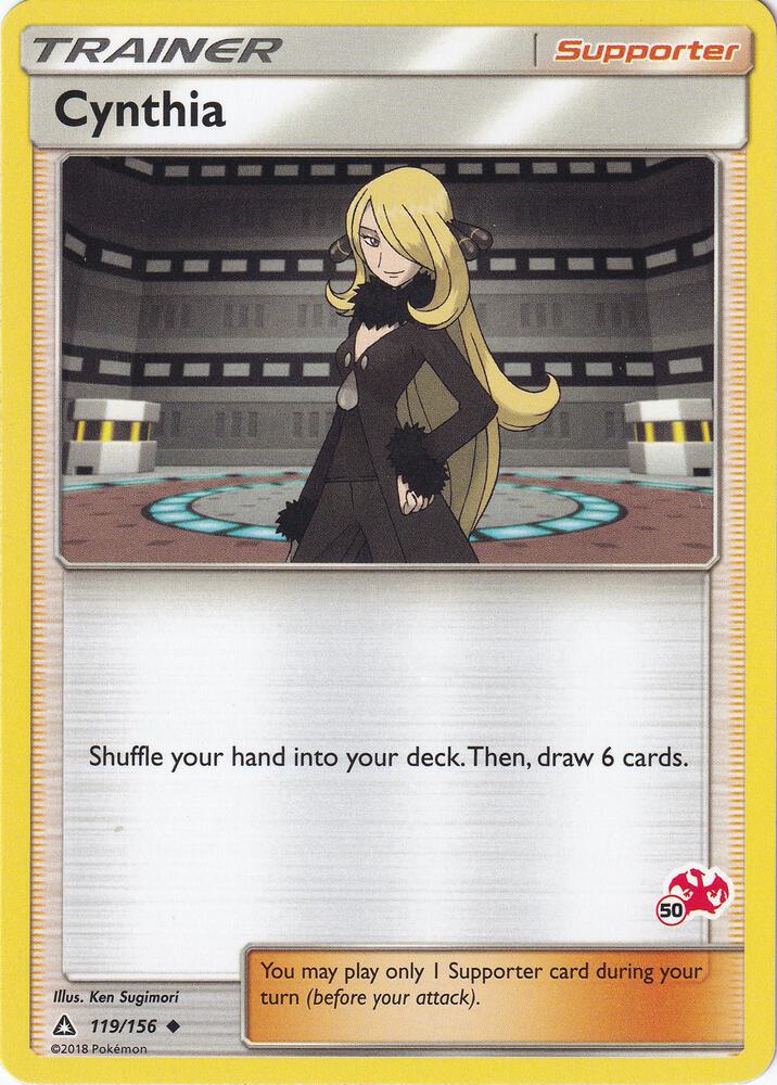 Cynthia 119 156 50 Charizard Stamped 119/156 (Battle Academy)  | Good Games Adelaide SA