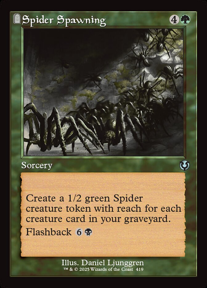 Spider Spawning 419 (Innistrad Remastered)  - Foil | Good Games Adelaide SA
