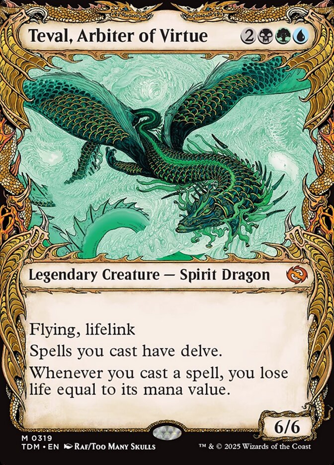 Teval, Arbiter of Virtue 319 (Tarkir: Dragonstorm)  | Good Games Adelaide SA