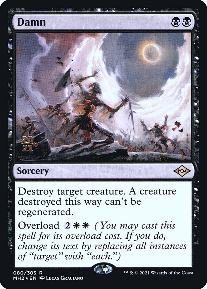 Damn 80 (Prerelease Cards)  - Foil | Good Games Adelaide SA