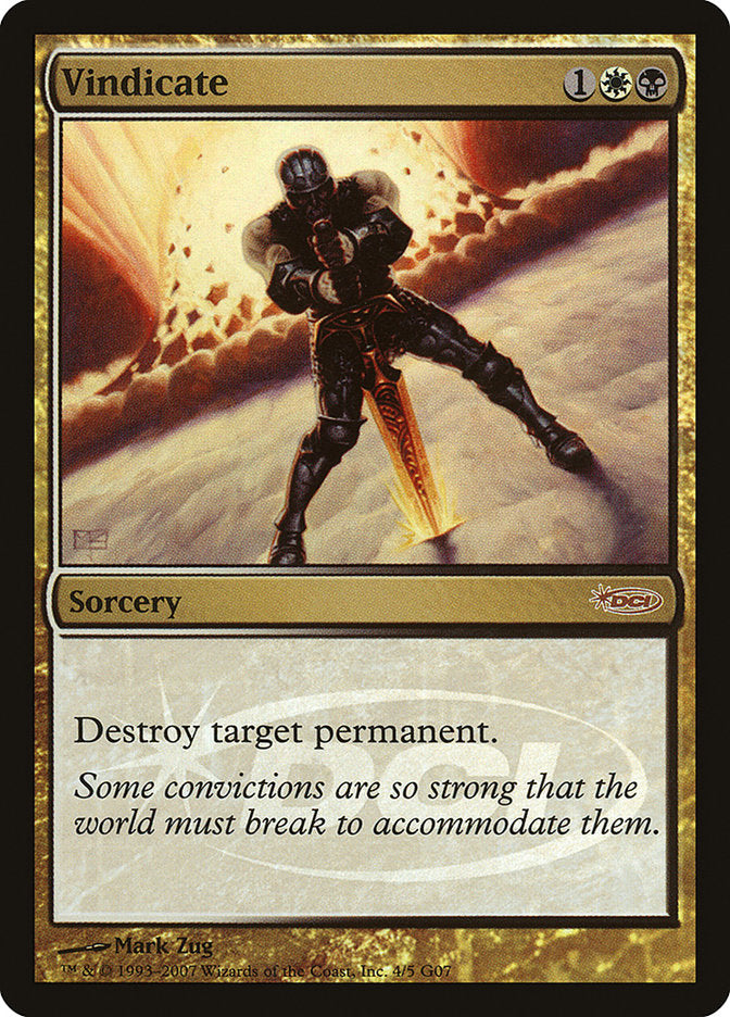 Vindicate 4 (Judge Promos)  - Foil | Good Games Adelaide SA