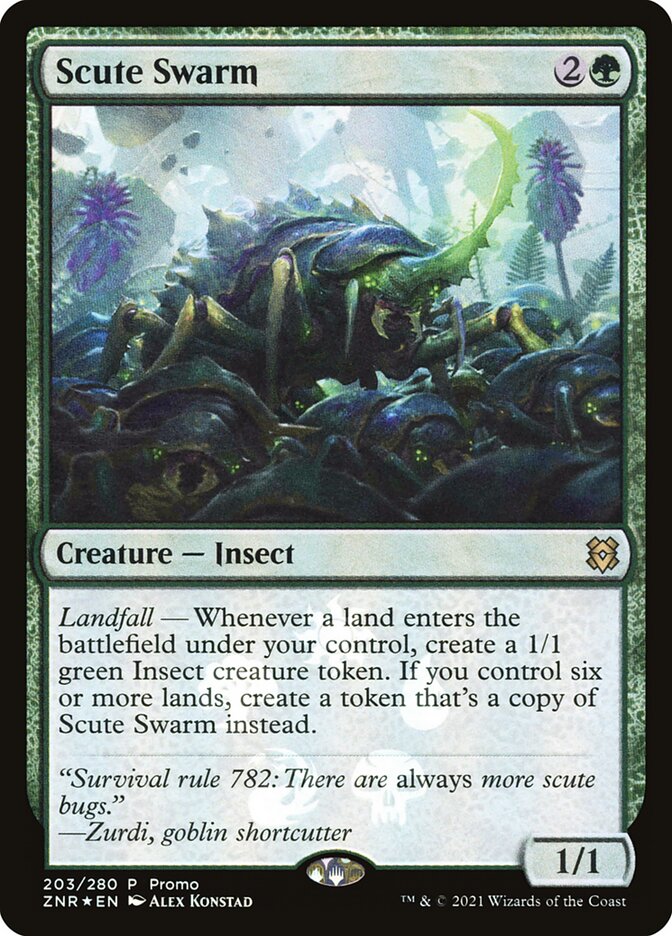 Scute Swarm 203 (Media Promos)  - Foil | Good Games Adelaide SA
