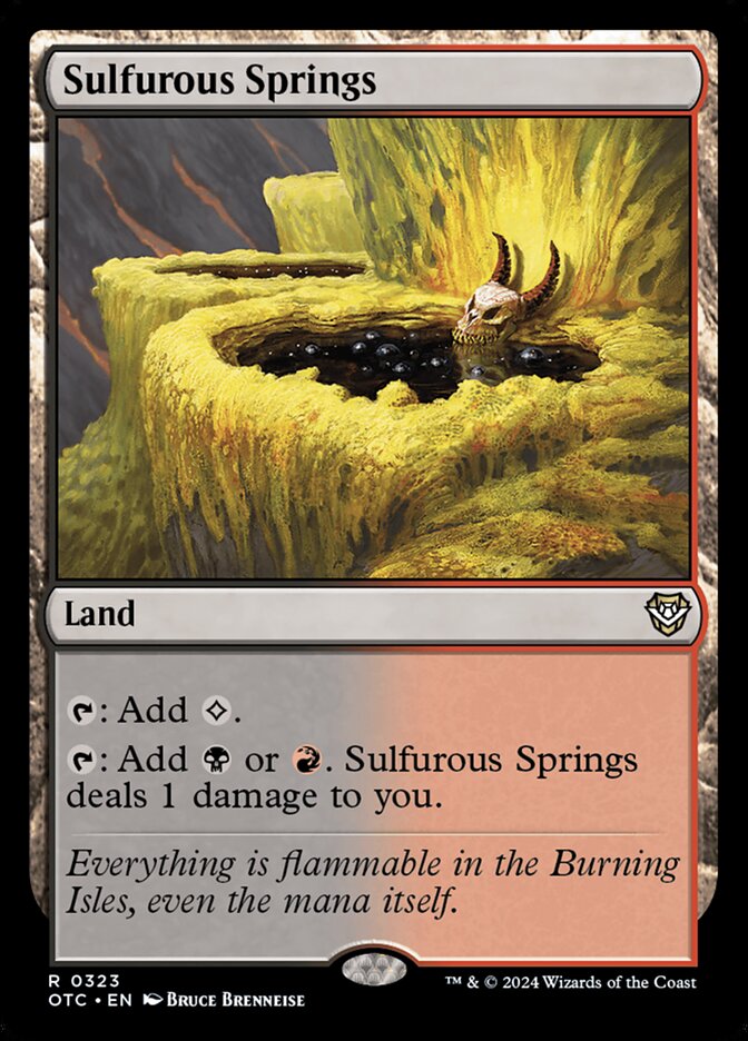 Sulfurous Springs 323 (Commander: Outlaws of Thunder Junction)  | Good Games Adelaide SA