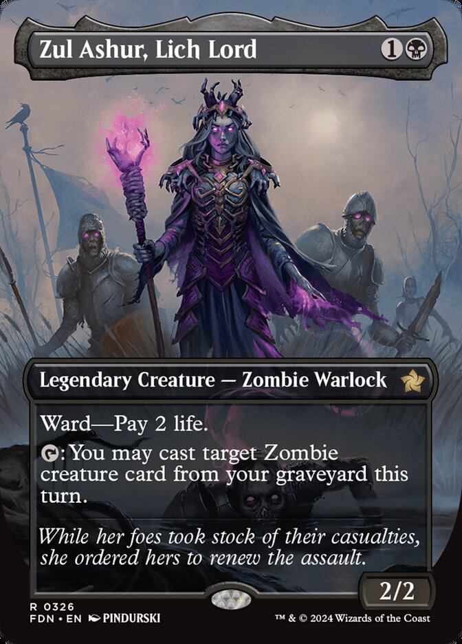 Zul Ashur, Lich Lord 326 (Foundations)  - Borderless | Good Games Adelaide SA