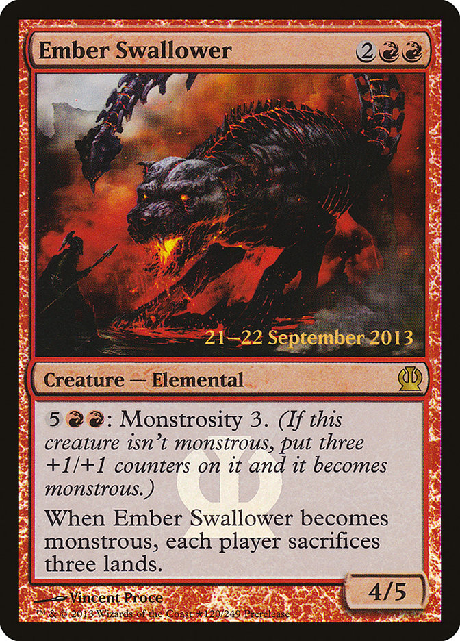 Ember Swallower 120 (Prerelease Cards)  - Foil | Good Games Adelaide SA