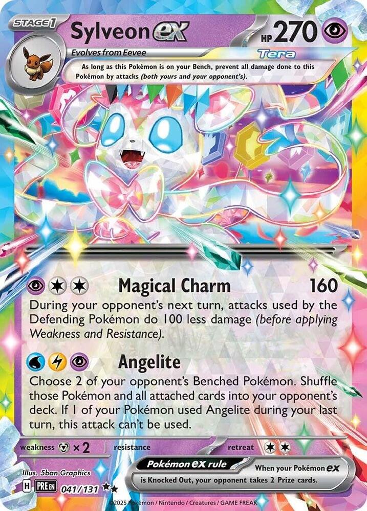 Sylveon ex 041 131 041/131 (SV: Prismatic Evolutions)  - Holofoil | Good Games Adelaide SA