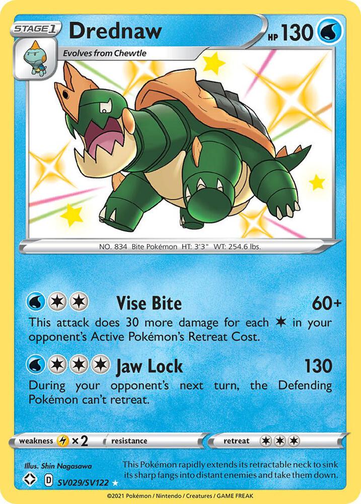 Drednaw SV029/SV122 (Shining Fates: Shiny Vault)  - Holofoil | Good Games Adelaide SA