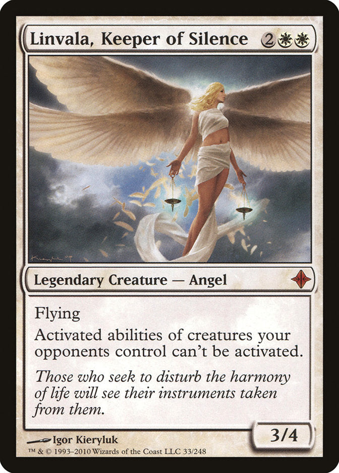 Linvala, Keeper of Silence 33 (Rise of the Eldrazi)  - Foil | Good Games Adelaide SA