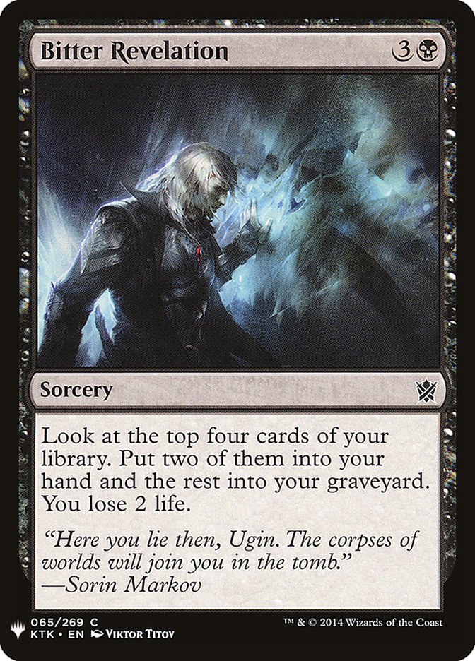 Bitter Revelation 65 (The List Reprints)  | Good Games Adelaide SA