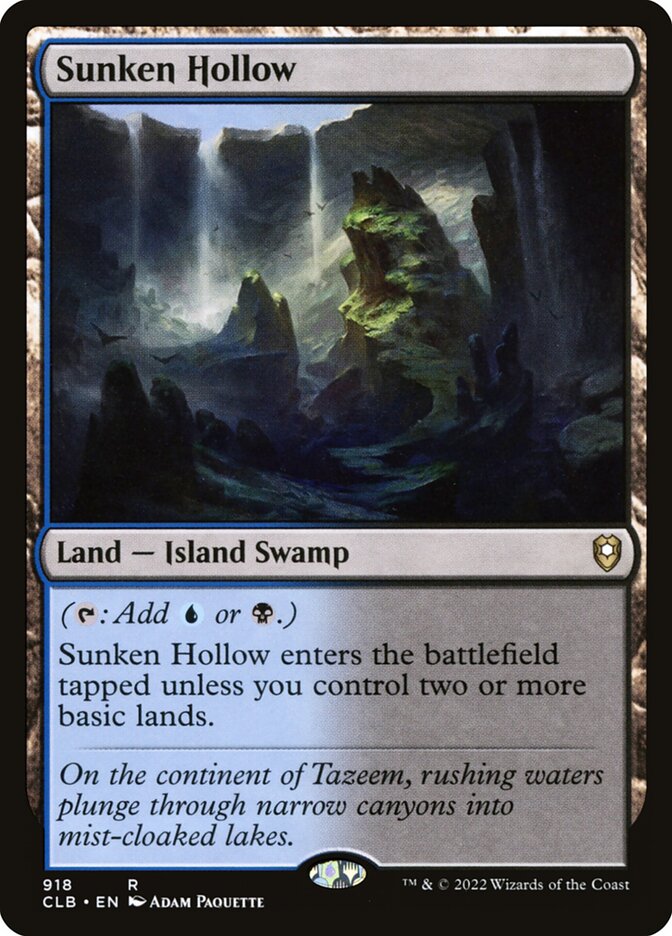 Sunken Hollow 918 (Commander Legends: Battle for Baldur's Gate)  | Good Games Adelaide SA