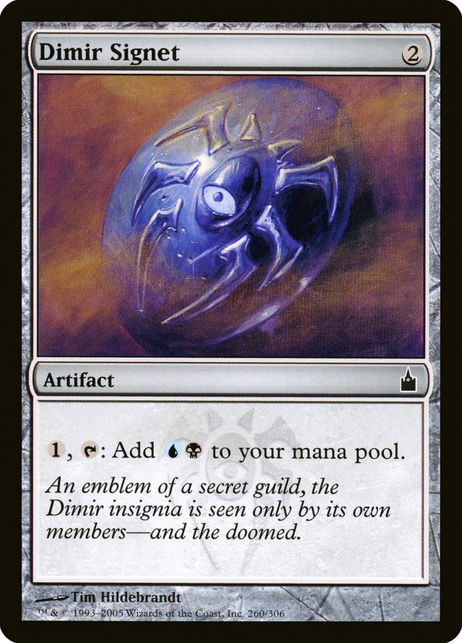 Dimir Signet 260/306 (Ravnica: City of Guilds)  - Foil | Good Games Adelaide SA
