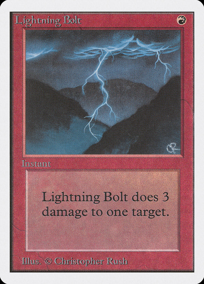 Lightning Bolt 162/302 (Unlimited Edition)  | Good Games Adelaide SA